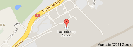 Flughafen Luxemburg Karte
